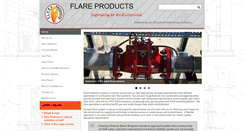 Desktop Screenshot of flareproducts.co.uk