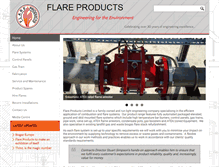 Tablet Screenshot of flareproducts.co.uk